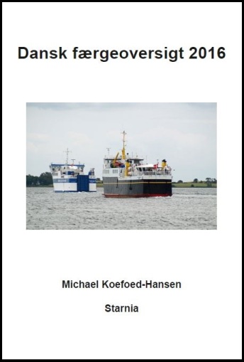 Dansk færgeoversigt 2016
